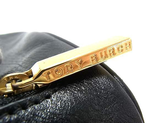 TORY BURCH トリーバーチ バッグ クラッチバッグ ブラック レザー レディース ゴールド金具