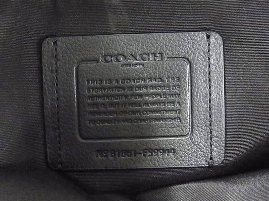 COACH コーチ ビジネスバッグ テレイン コンバーチブル バックパック イン ミックスド マテリアルズ F59944 ブラック ナイロン×レザー メンズ 3WAY 美品