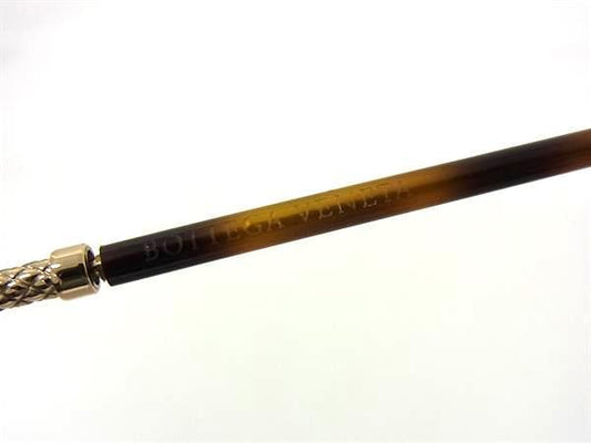 BOTTEGA VENETA ボッテガヴェネタ サングラス BV0154SK ブラウン クリアグレー プラスチック メタル ユニセックス べっ甲調 美品