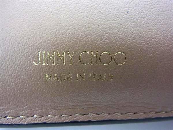 JIMMY CHOO ジミーチュウ 財布 マリンダ - レッド レザー レディース 三つ折り 美品
