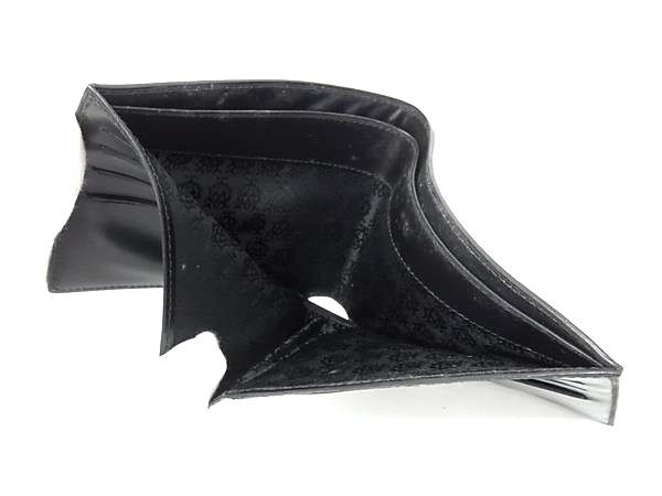 dunhill ダンヒル 財布 WESSEX 二つ折り 札入れ L2R330A ブラック レザー メンズ シルバー金具