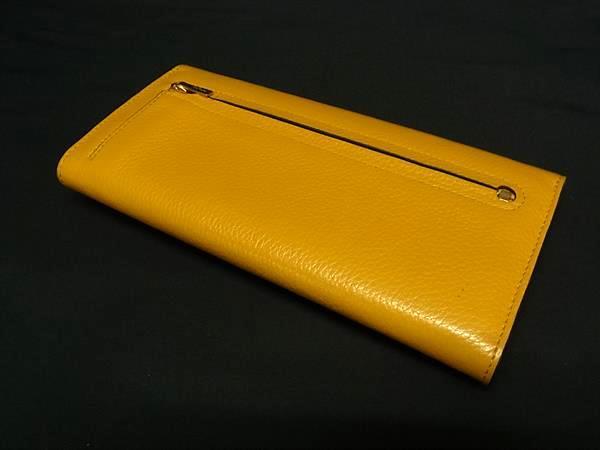 MULBERRY マルベリー 財布 コンチネンタルウォレット RL4440/205N651 イエロー レザー レディース 二つ折り長財布 美品