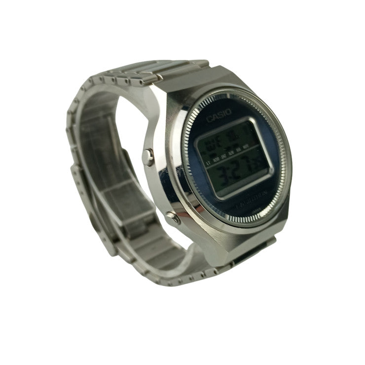 CASIO カシオ 腕時計 カシオトロン復刻限定モデル CASIOTRON TRN 50 2AJR シルバー SS メンズ デジタル 電波ソーラー