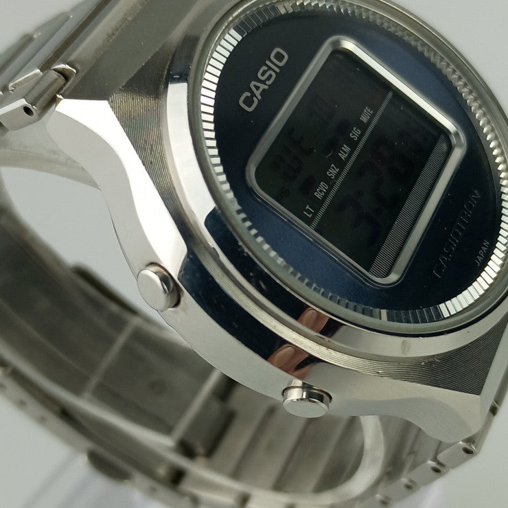 CASIO カシオ 腕時計 カシオトロン復刻限定モデル CASIOTRON TRN 50 2AJR シルバー SS メンズ デジタル 電波ソーラー