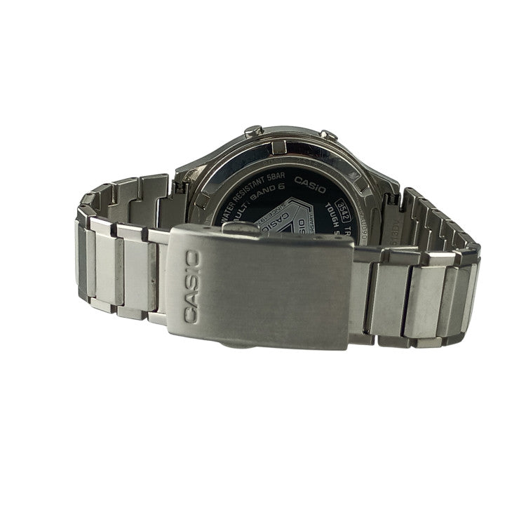 CASIO カシオ 腕時計 カシオトロン復刻限定モデル CASIOTRON TRN 50 2AJR シルバー SS メンズ デジタル 電波ソーラー