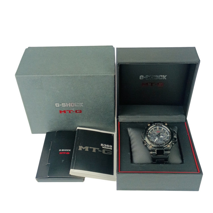 CASIO カシオ 腕時計 G SHOCK MTG MTG S1000BD 1AJF ブラック 樹脂 ステンレス メンズ アナログ 電波ソーラー