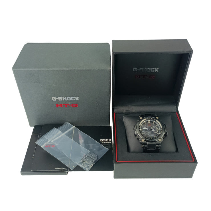 CASIO カシオ 腕時計 GSHOCK MTG MTGS1000BD ブラック 樹脂 ステンレス メンズ アナログ 電波ソーラー