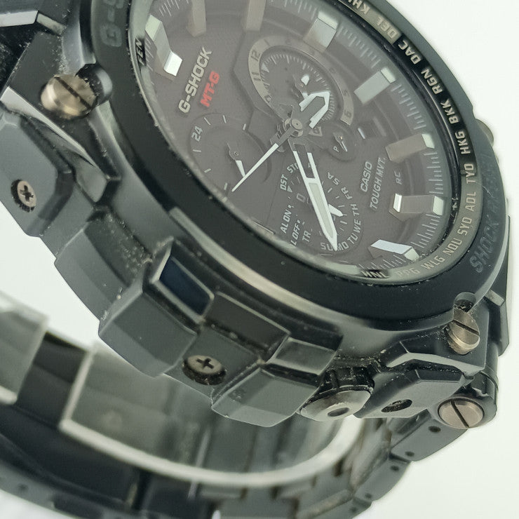 CASIO カシオ 腕時計 GSHOCK MTG MTGS1000BD ブラック 樹脂 ステンレス メンズ アナログ 電波ソーラー