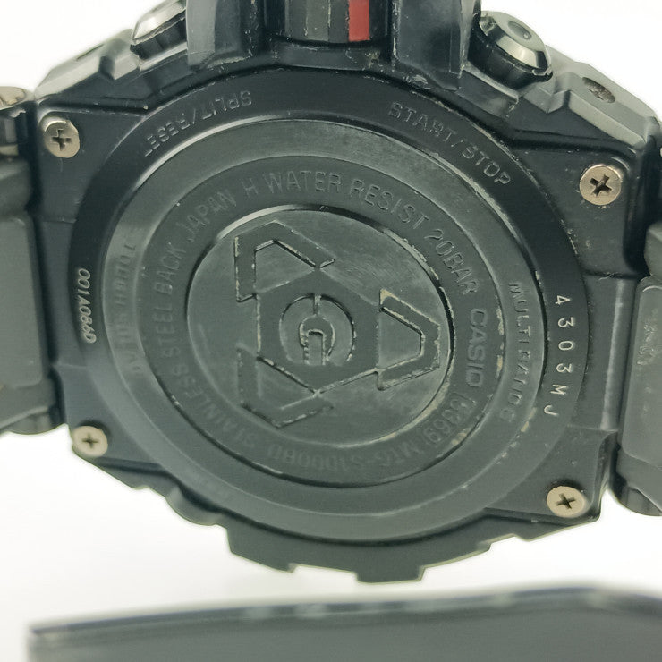 CASIO カシオ 腕時計 GSHOCK MTG MTGS1000BD ブラック 樹脂 ステンレス メンズ アナログ 電波ソーラー