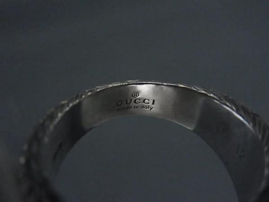 GUCCI グッチ リング 指輪 インターロッキングG アラベスク シルバー SV925 レディース
