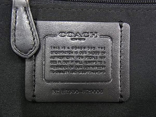 COACH コーチ リュックサック チャーリー F29004 ブラック レザー ナイロン ユニセックス ゴールド金具 美品