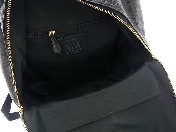 COACH コーチ リュックサック チャーリー F29004 ブラック レザー ナイロン ユニセックス ゴールド金具 美品