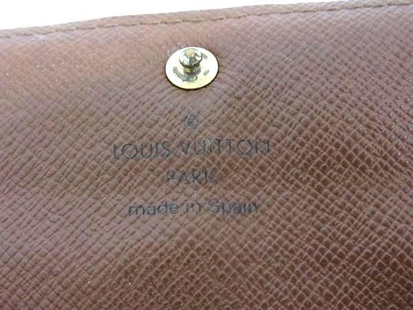 LOUIS VUITTON ルイヴィトン 財布 モノグラム ポシェットポルトモネクレディ M61726 ブラウン PVC レザー レディース 二つ折り 長財布