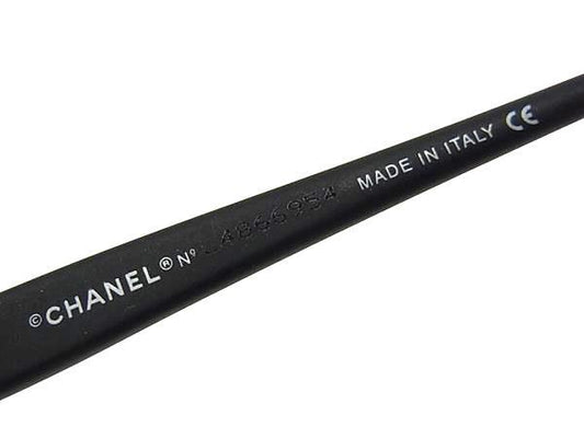 CHANEL シャネル サングラス ココマーク 4026 ブラック クリアレッド プラスチック メンズ