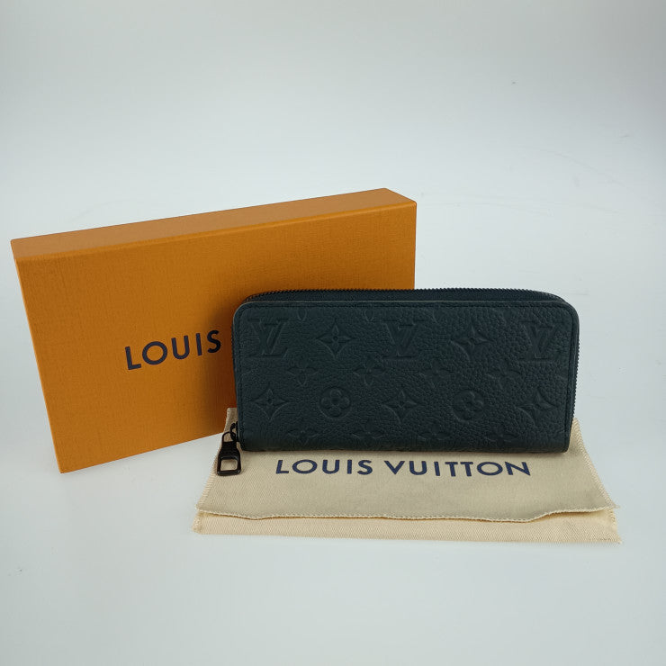 美品 LOUIS VUITTON ルイ ヴィトン ジッピーウォレット ホリゾンタル 長財布 M11721 ブラック トリヨンレザー メンズ ラウンドファスナー