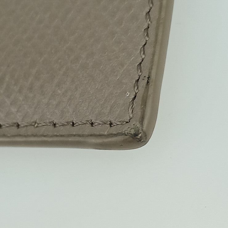 美品 CELINE セリーヌ カードケース プレーン カードホルダー 10B703BEL.10BL グレー系 グレインドカーフスキン ユニセックス 名刺入れ パスケース
