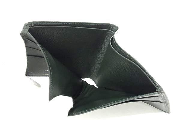 LOUIS VUITTON ルイヴィトン 二つ折り財布 タイガ ポルト ビエ 6カルト クレディ M30484 エピセア レザー メンズ 札入れ 美品