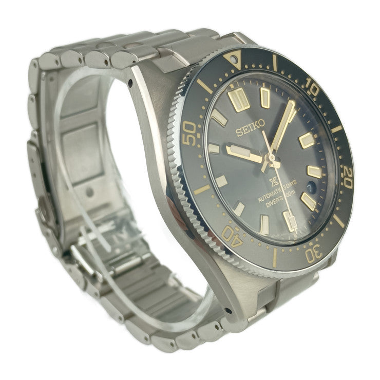 超美品 SEIKO セイコー 腕時計 プロスペックス Diver Scuba SBDC199 / 6R55-00G0 シルバー グレー文字盤 SS メンズ 100周年記念 メカニカルダイバーズ 1965 ヘリテージ スペシャルエディション 自動巻き
