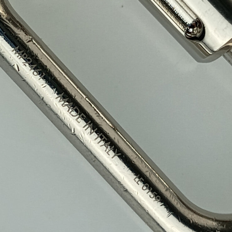美品 LOUIS VUITTON ルイ ヴィトン ネックレス LV コリエ ミックス チェーンリンクス MP2461 シルバー マルチカラー メタル ラインストーン メンズ チェーン