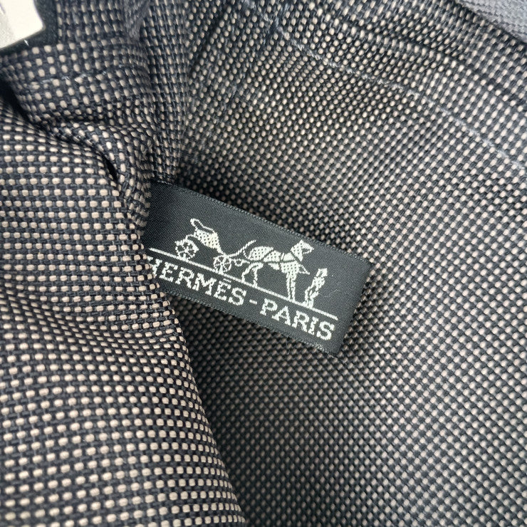 HERMES エルメス トートバッグ エールライン トートPM - グレー シルバー金具 キャンバス ユニセックス ハンドバッグ