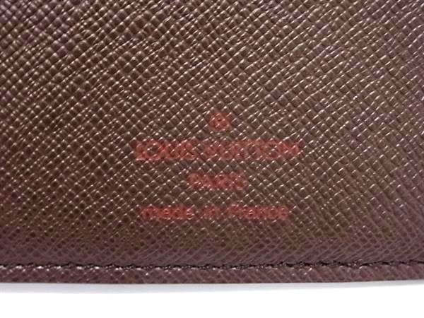 超美品 LOUIS VUITTON ルイヴィトン 長財布 ダミエ N60825 ブラウン ユニセックス ポルト カルト クレディ 二つ折り 札入れ