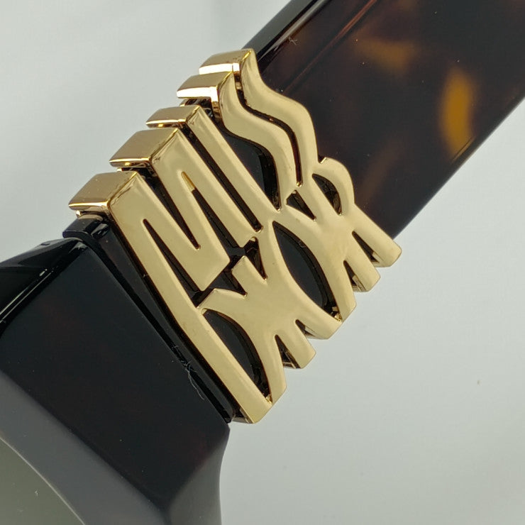 DIOR ディオール サングラス ミスディオール CD40182F ブラウン ゴールド プラスチック ユニセックス 美品