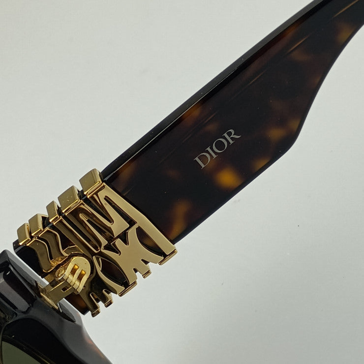 DIOR ディオール サングラス ミスディオール CD40182F ブラウン ゴールド プラスチック ユニセックス 美品