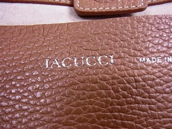 IACUCCI イアクッチ ハンドバッグ - ベージュ ブラウン キャンバス×レザー レディース 美品
