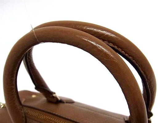 COACH コーチ ハンドバッグ ベネットミニサッチェル F36677 ブラウン レザー レディース 2WAY ゴールド金具