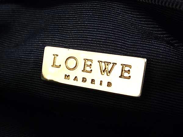 LOEWE ロエベ ショルダーバッグ アナグラム - ブラック レザー レディース 美品