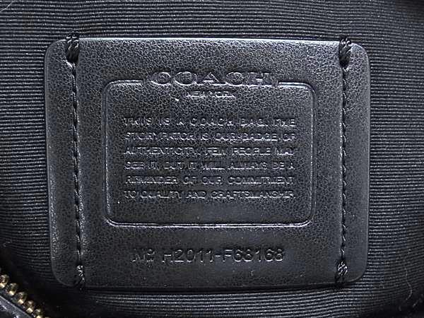 COACH コーチ ショルダーバッグ ジェス クロスボディ F68168 ブラウン系×ブラック系 PVC×レザー レディース ゴールド金具 超美品