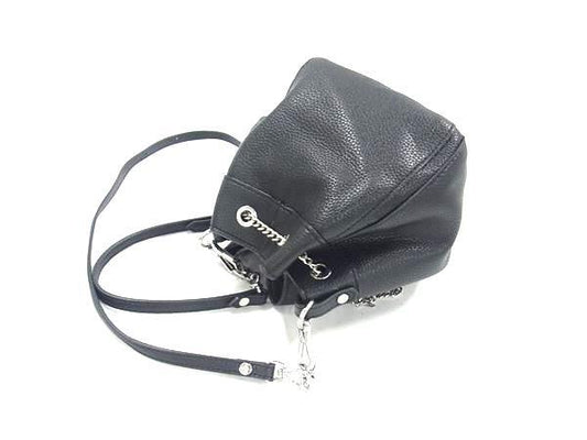 Vivienne Westwood ヴィヴィアンウエストウッド ショルダーバッグ クリッシー スモール - ブラック レザー レディース シルバー金具 超美品