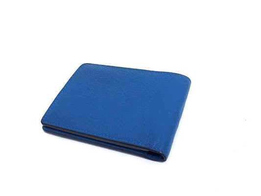 LOUIS VUITTON ルイヴィトン 財布 ポルトフォイユ ミュルティプル M58190 ブルー トリヨンレザー メンズ 二つ折り財布 美品