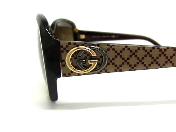 GUCCI グッチ サングラス インターロッキングG GG3178/K/S ブラウン プラスチック ユニセックス べっ甲調 美品