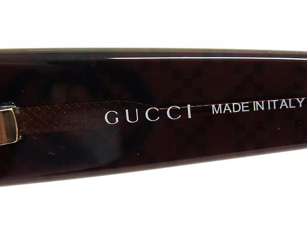 GUCCI グッチ サングラス インターロッキングG GG3178/K/S ブラウン プラスチック ユニセックス べっ甲調 美品