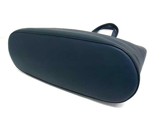 TIFFANY&Co ティファニー トートバッグ - - ブルー系 レザー レディース 美品