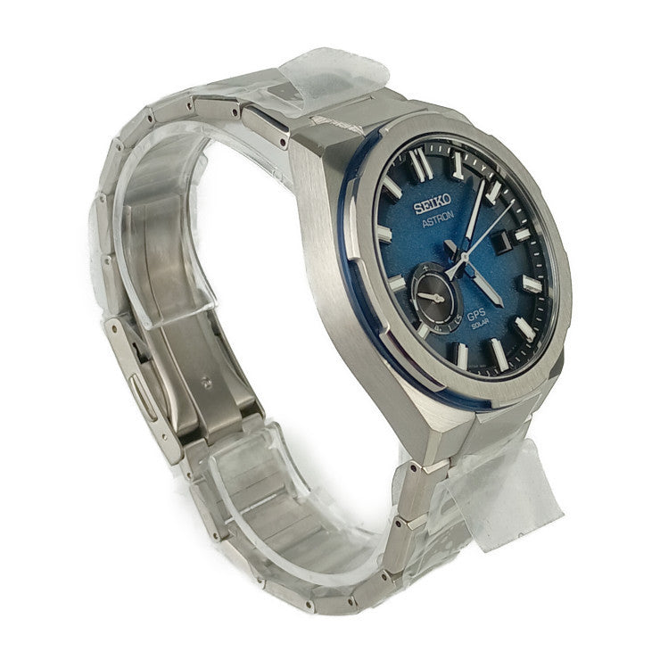 SEIKO セイコー 時計 アストロンGPSネクスターシリーズ 3X62-0AE0/SBXD023 ブルー文字盤 チタン メンズ 新品未使用展示品