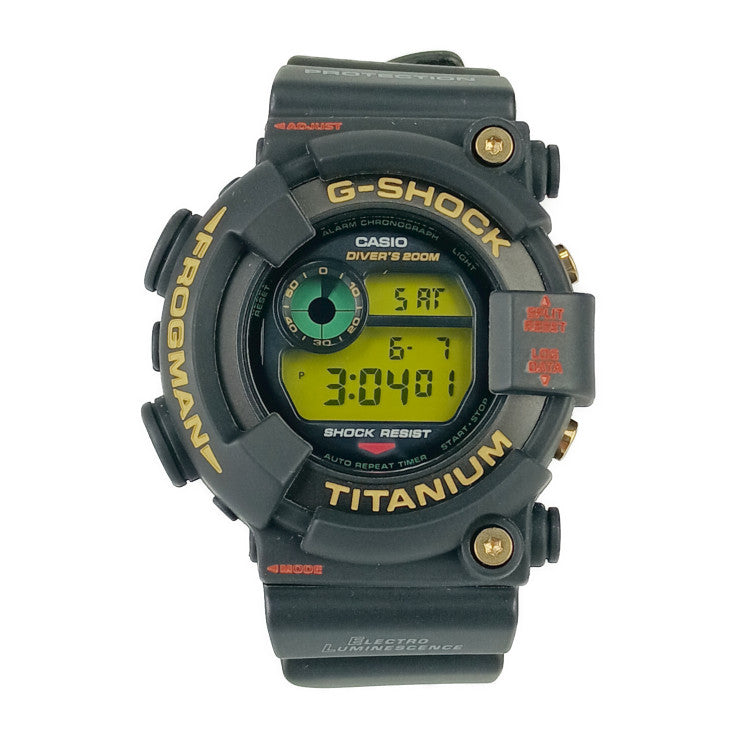 CASIO カシオ 腕時計 G-SHOCK Gショック フロッグマン 7周年記念モデル DW-8201NT-1JR ブラック 樹脂 チタン メンズ クオーツ デジタル