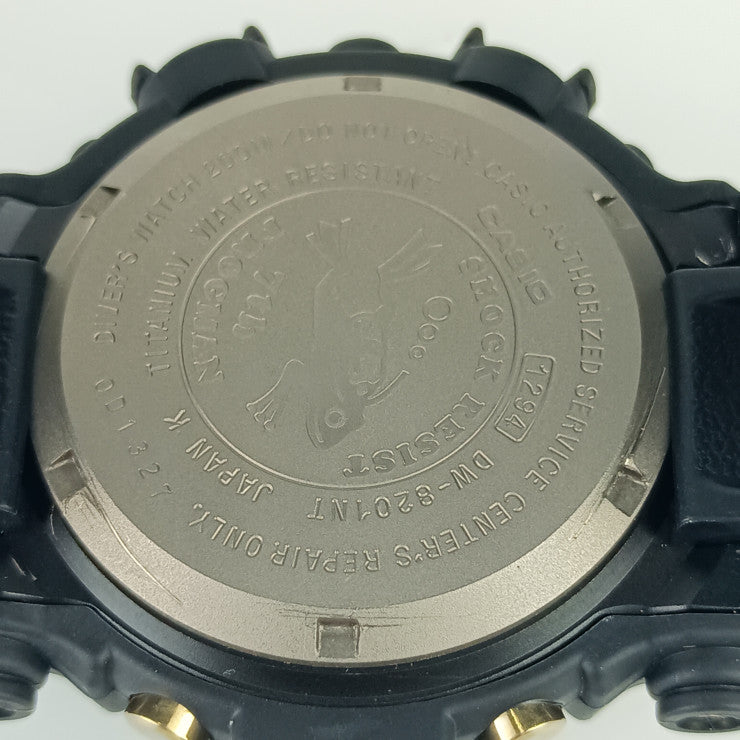 CASIO カシオ 腕時計 G-SHOCK Gショック フロッグマン 7周年記念モデル DW-8201NT-1JR ブラック 樹脂 チタン メンズ クオーツ デジタル