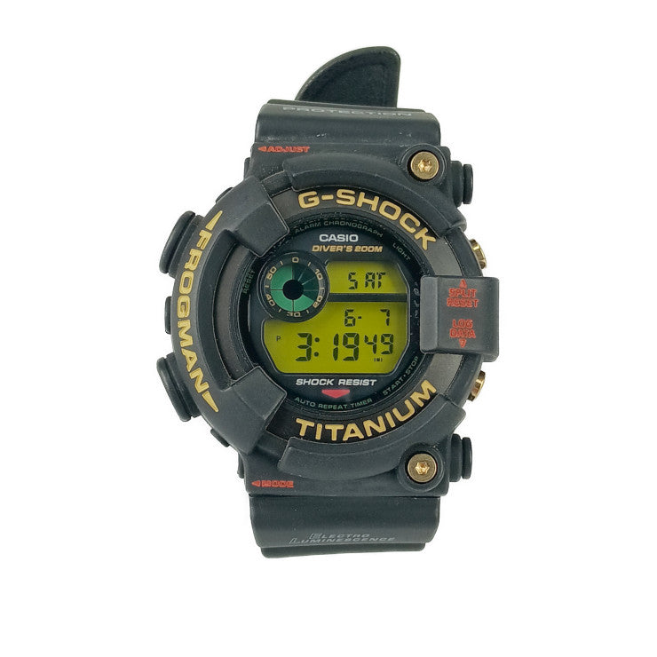 CASIO カシオ 腕時計 G-SHOCK Gショック フロッグマン 7周年記念モデル DW-8201NT-1JR ブラック 樹脂 チタン メンズ クオーツ デジタル