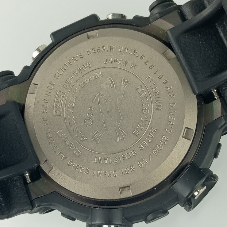CASIO カシオ 腕時計 G-SHOCK Gショック メン・イン・ブラック フロッグマン DW-8200BM-1T ブラック 樹脂 チタン メンズ クオーツ デジタル