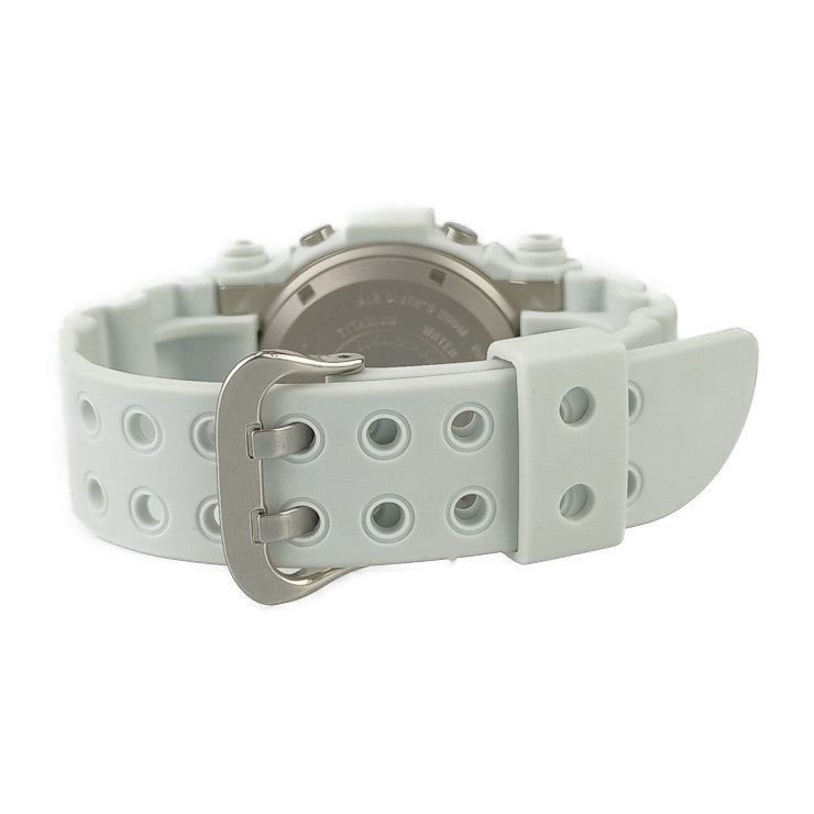 超美品 CASIO カシオ 腕時計 G-SHOCK MASTER OF G - SEA Gショック フロッグマン DW-8200LG-8JR ホワイト系 樹脂 チタン メンズ クオーツ デジタル