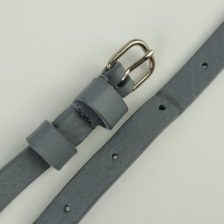 超美品 BALENCIAGA バレンシアガ ショルダーバッグ エブリデイ カメラバッグ S 489812 グレー シルバー金具 カーフスキン ユニセックス