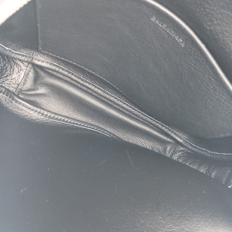 超美品 BALENCIAGA バレンシアガ ショルダーバッグ エブリデイ カメラバッグ S 489812 グレー シルバー金具 カーフスキン ユニセックス