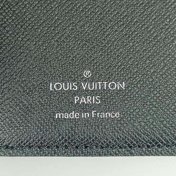 美品 LOUIS VUITTON ルイ ヴィトン カードケース オーガナイザー ドゥ ポッシュ ダミエグラフィット N63075 グレー ブラック PVC レザー メンズ 名刺入れ