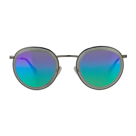 LOUIS VUITTON ルイ ヴィトン サングラス LV スーパーヴィジョン メタル ラウンド Z2672U ガンメタル ブラック グラデーションブルー メタル メンズ ラウンドシェイプ 超美品