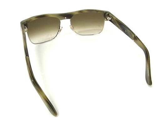 GUCCI グッチ サングラス GG1596/S グレー系 ブラウングラデーション プラスチック ユニセックス 美品