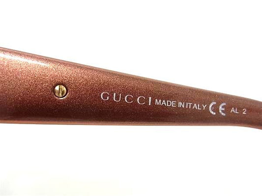 GUCCI グッチ サングラス GG 3115/F/S ボルドー系 ブラウングラデーション プラスチック ユニセックス ピンクゴールド金具