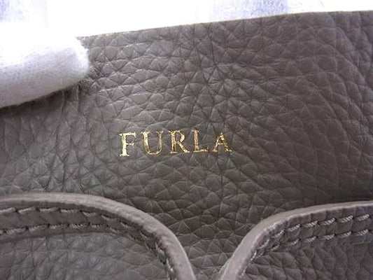 FURLA フルラ ショルダーバッグ ステイシー グレージュ レザー レディース 2WAY