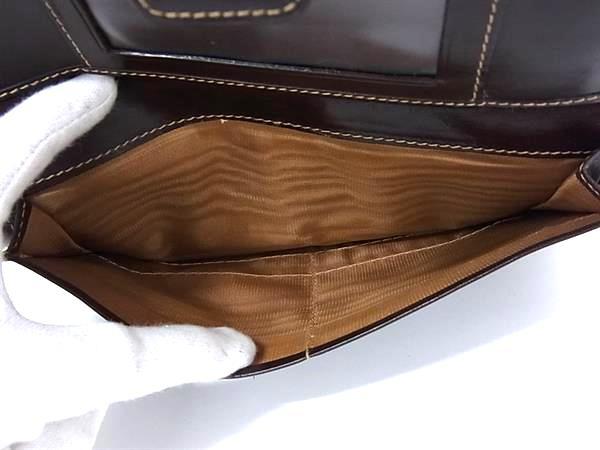 FENDI フェンディ 財布 ズッカ柄 2277・30806・079 ブラウン キャンバス×レザー ユニセックス Wホック 二つ折り長財布